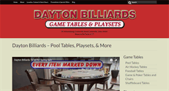 Desktop Screenshot of daytonbilliards.com